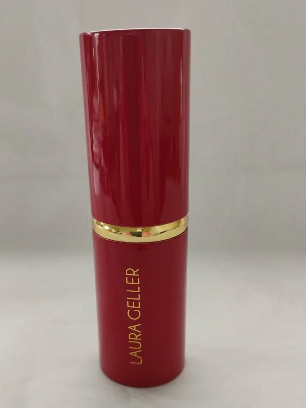 Laura Geller Red Retractable Airbrush Kabuki Brush- NEW- No Box